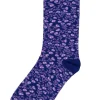 Danewalk with me Socks Deep MarineViola FLEURIE