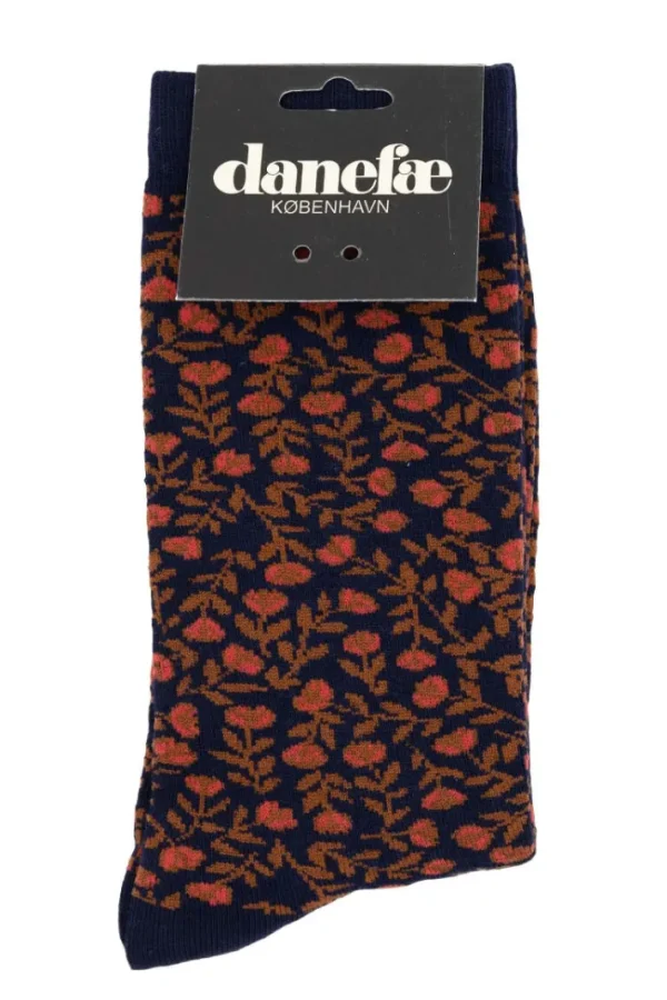 Danewalk with me Socks Deep Marine FLEURIE