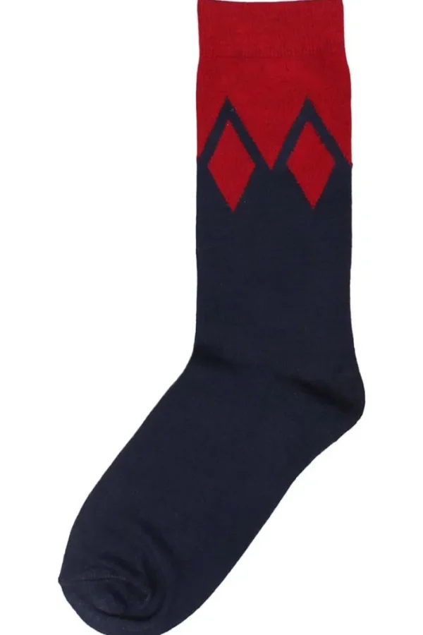 Danewalk with me Socks Dk Navy/Red ICICLES