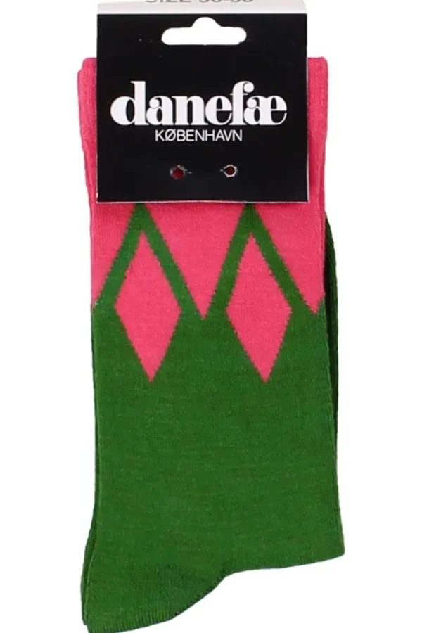 Danewalk with me Socks Rasberry/Fall Jungle ICICLES