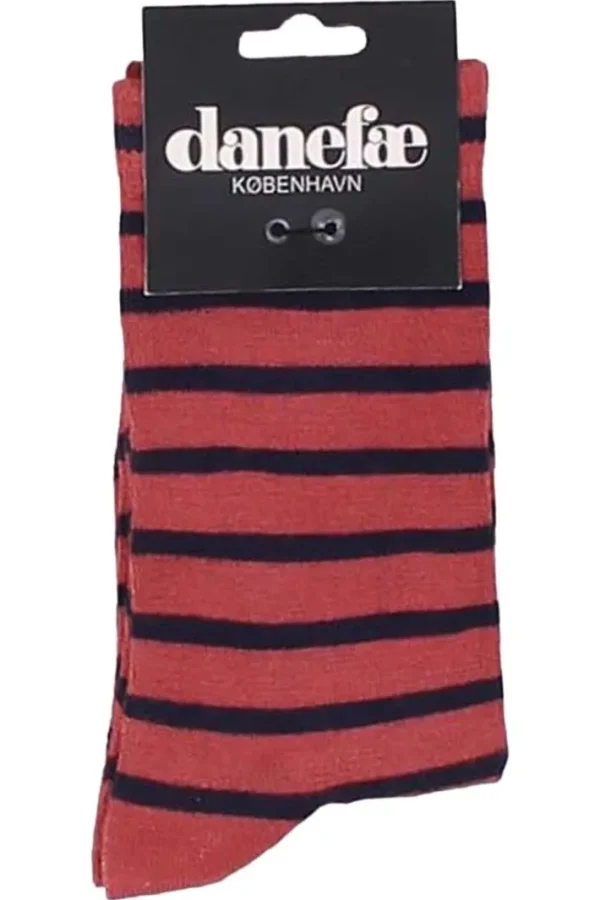 Danewalk with me Socks Rose tile/Dk Navy