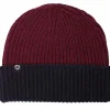 Danewarm Thoughts Merino Beanie Dark Bordeaux/Dark Navy