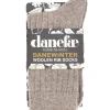 Danewinter Woolen Rib Socks - Coffee