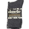 Danewinter Woolen Rib Socks - Dk Grey