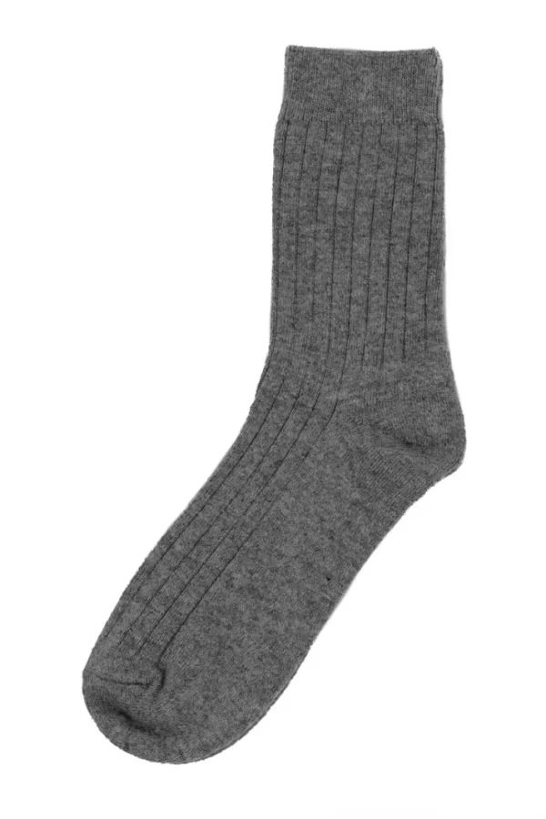 Danewinter Woolen Rib Socks - Light Grey
