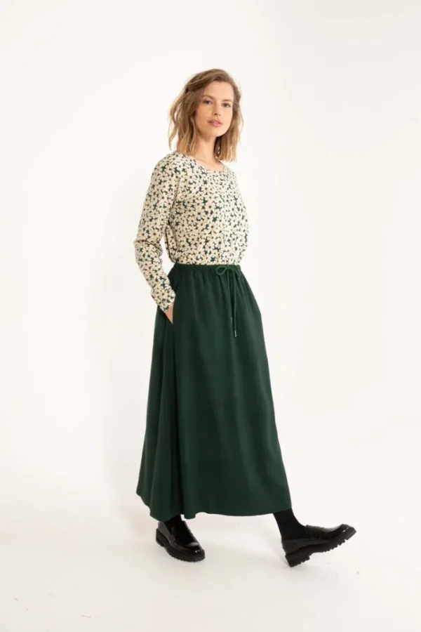 Daningrid Ecovero Skirt Dark Forest