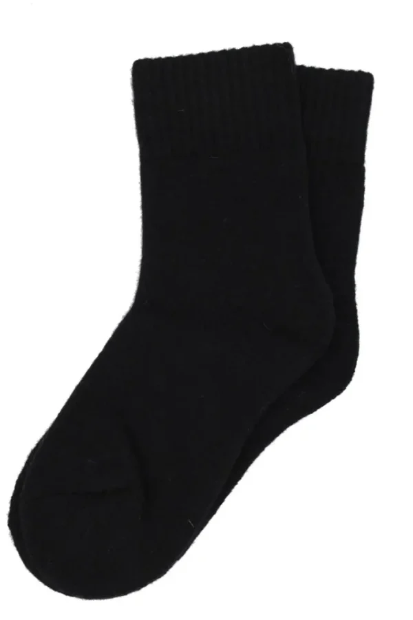 Danish Winter Wool Socks Black