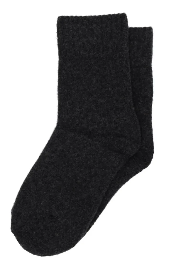 Danish Winter Wool Socks Dark Grey
