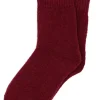 Danish Winter Wool Socks Red