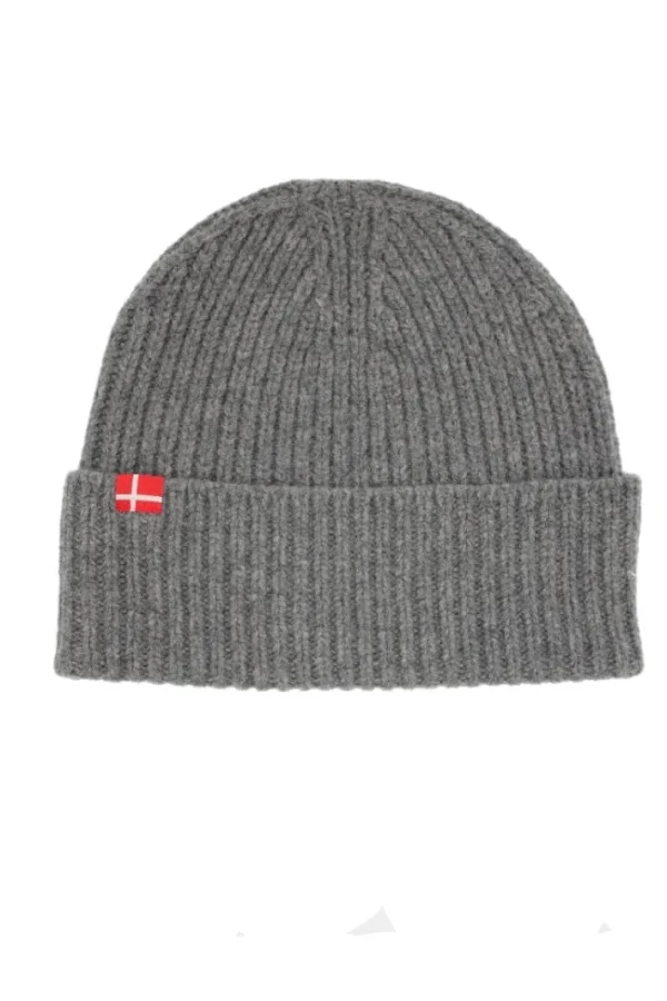 Danmark Merino Beanie Heather Grey