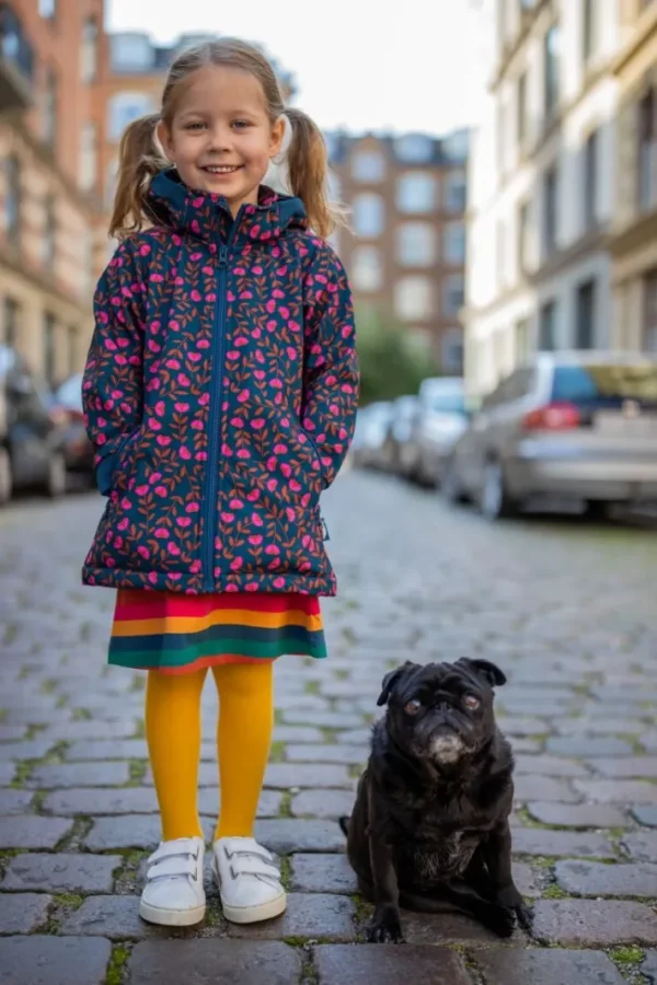 Danolivia Softshell Dusty Navy FLEURI