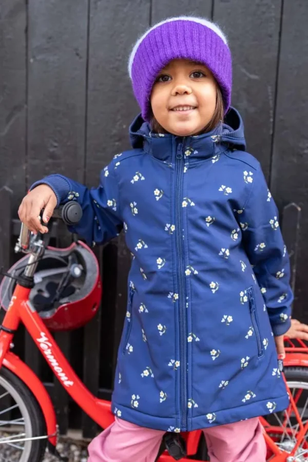 Danolivia Softshell Grey Marine MINIFLOWER