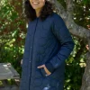 Danyesplease Thermo Coat Dark Navy