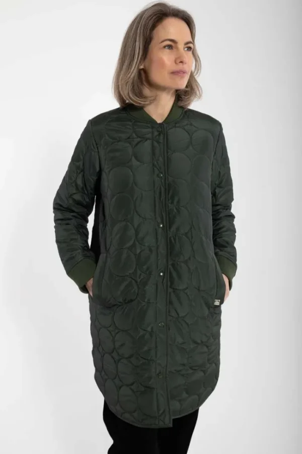 Danyesplease Thermo Coat Dark Army