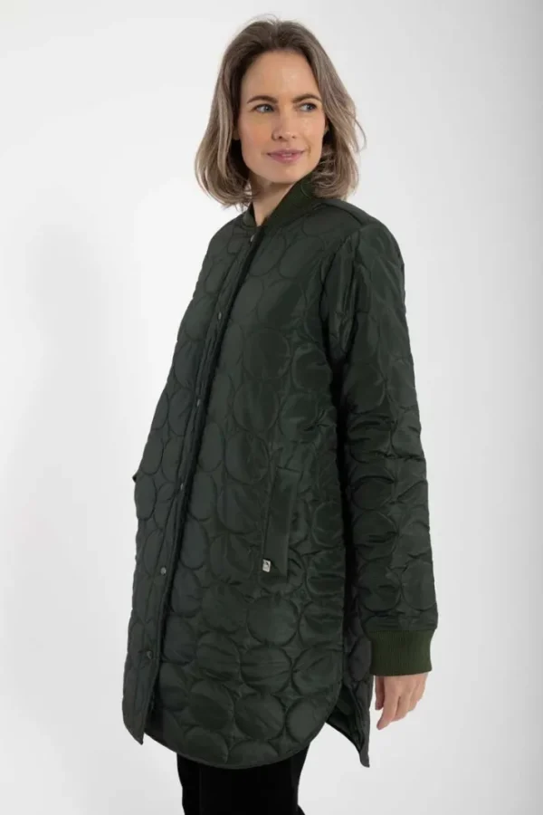 Danyesplease Thermo Coat Dark Army