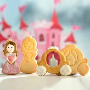 Decora Plastic Cookie Cutter Set of 2 Princess