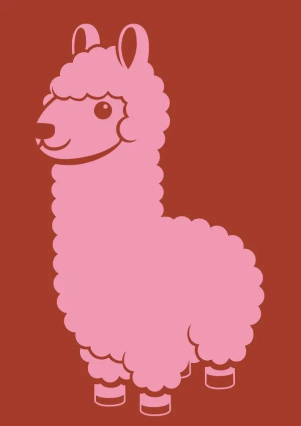 DYR Postcard Brick LLAMA