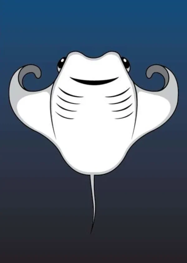 DYR Postcard DK Ocean/Black ROKKE