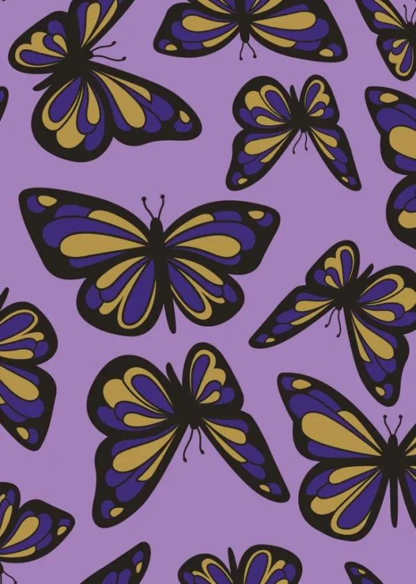 DYR Postcard Ice Viola FLUTTER