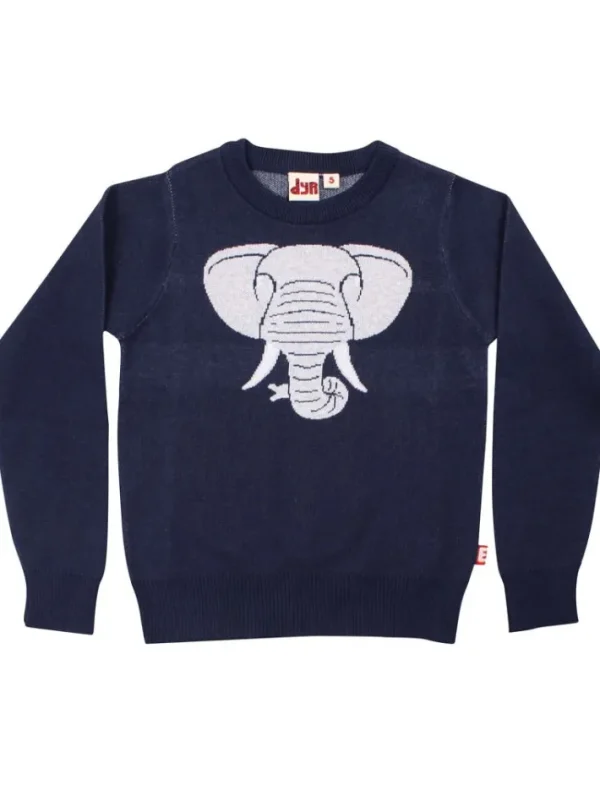 Dyrarctic Cotton Sweater Dk Navy ELEFANT