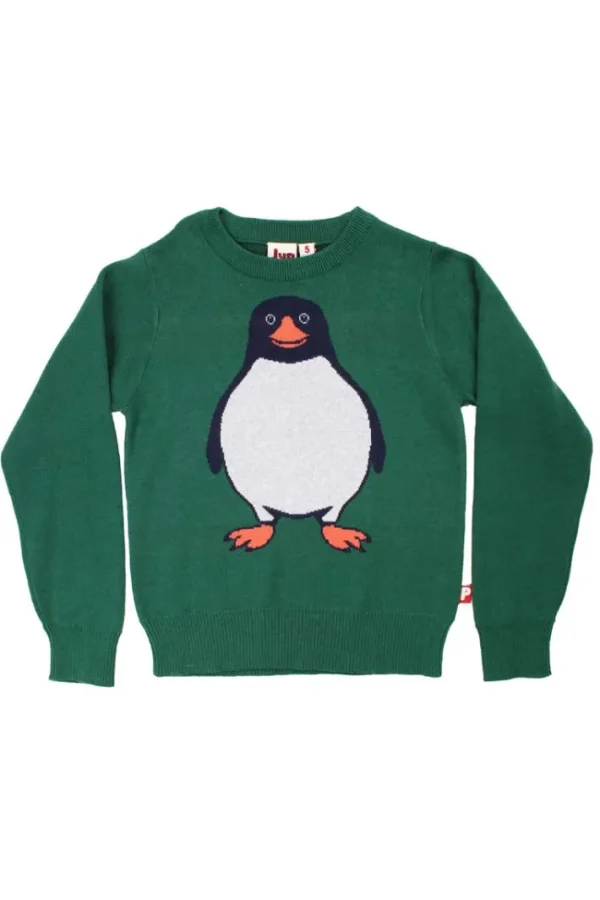 Dyrarctic Cotton Sweater Dark Pine PINGVIN