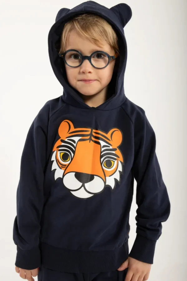 Dyrbellow Hoodie Dk Navy TIGER