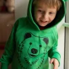 Dyrbellow Hoodie Green OUTLINE BJOERN