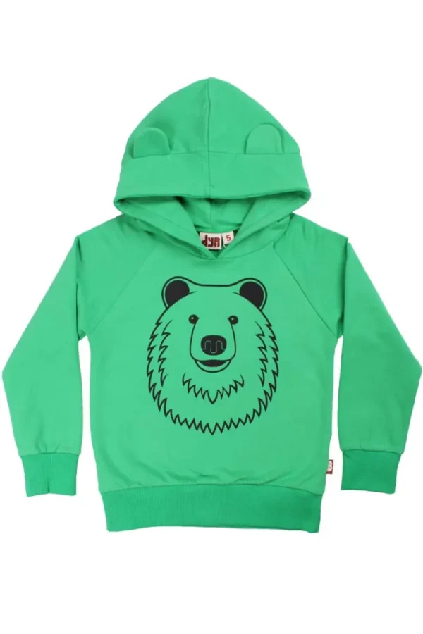 Dyrbellow Hoodie Green OUTLINE BJOERN