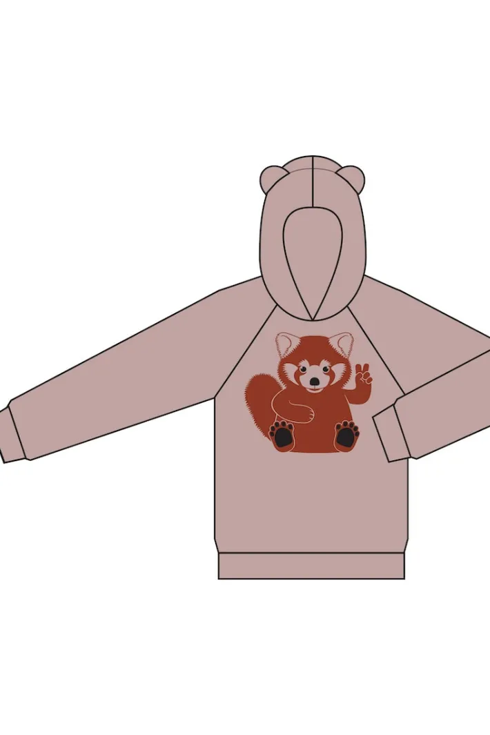 dyrbellow_hoodie_rose_bei_0.webp Dyrbellow Hoodie Rose Beige PEACE ROED PANDA