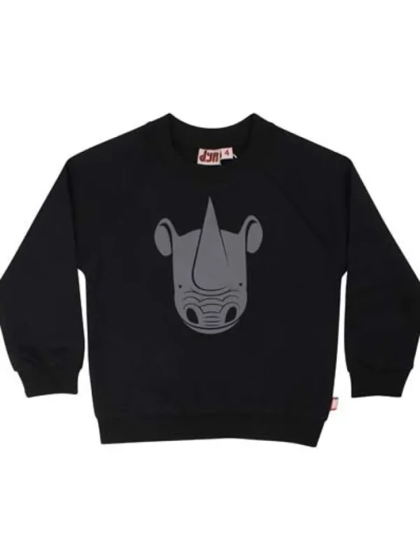 Dyrbellow Sweat Black NÆSEHORN