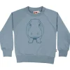 Dyrbellow Sweat Blue Grey OUTLINE FLODHEST