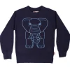Dyrbellow Sweat Dk Navy OUTLINE ELEFANT