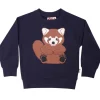 Dyrbellow Sweat DK Navy ROED PANDA