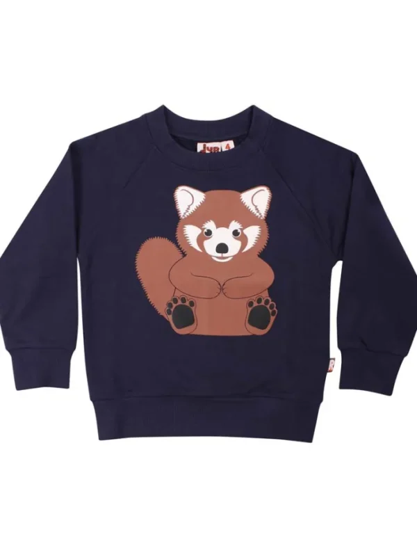 Dyrbellow Sweat DK Navy ROED PANDA