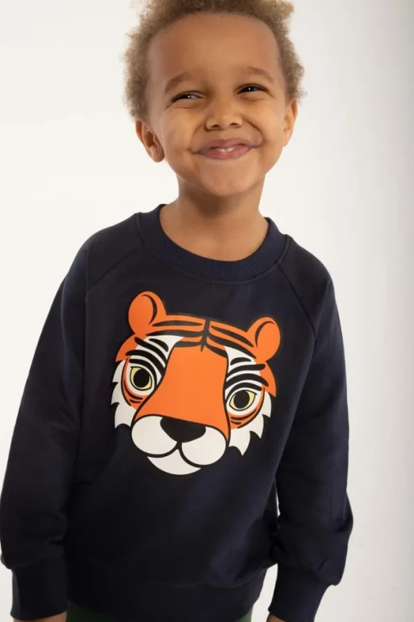 Dyrbellow Sweat Dk Navy TIGER