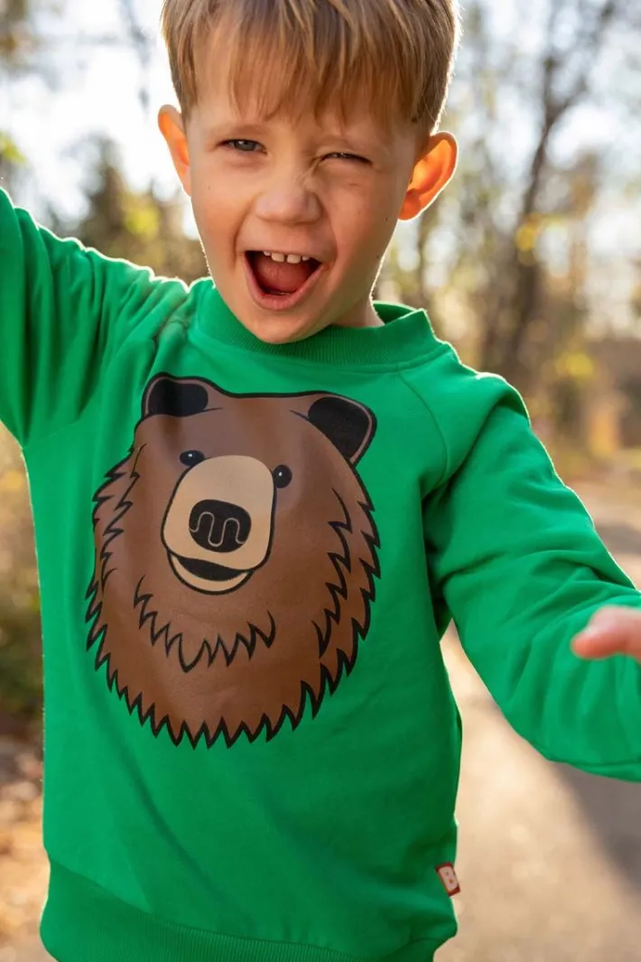 dyrbellow_sweat_green_bru_1.webp Dyrbellow Sweat Green BRUN BJOERN