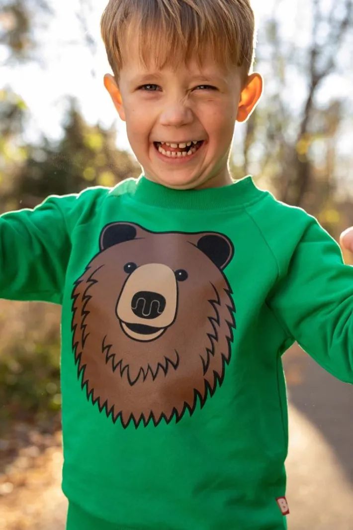 dyrbellow_sweat_green_bru_2.webp Dyrbellow Sweat Green BRUN BJOERN