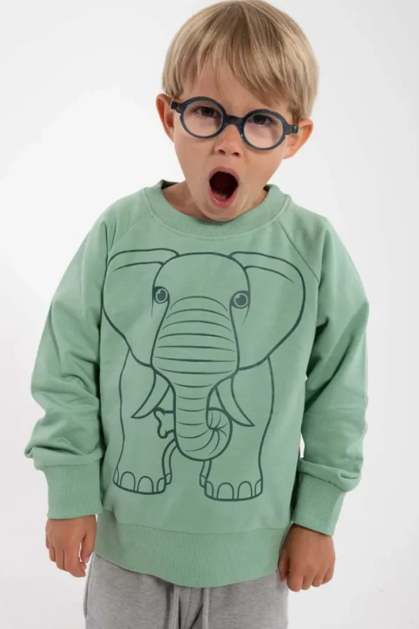 Dyrbellow Sweat Herb Green OUTLINE ELEFANT