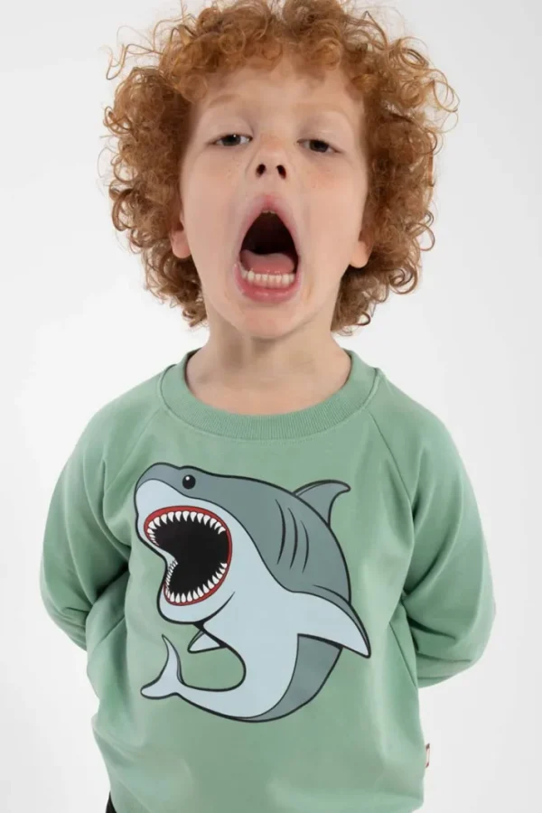 Dyrbellow Sweat Herb Green HVIDHAJ