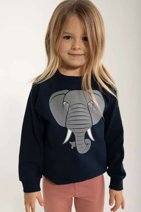 Dyrbellow Sweat NOOS Navy ELEFANT