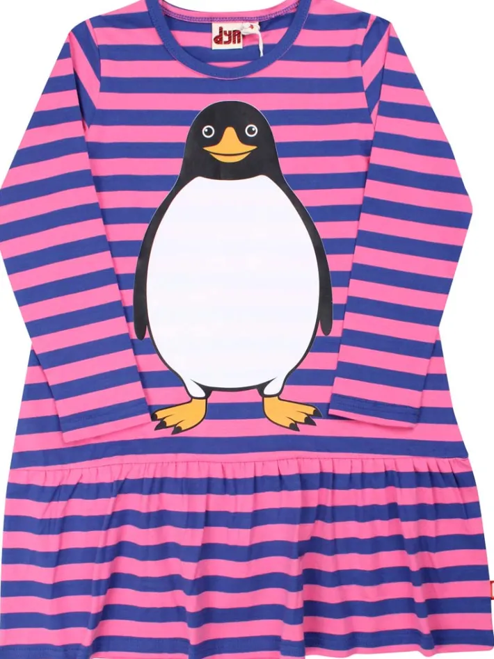 dyrbirdy_dress_deep_blueb_0.webp Dyrbirdy Dress Deep Blue/Bright Pink PINGVIN