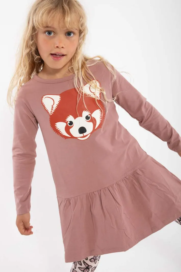 dyrbirdy_dress_dk_rose_be_2.webp Dyrbirdy Dress Dk Rose Beige ROED PANDA