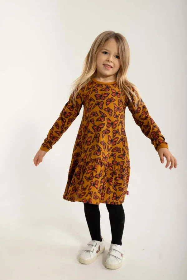 Dyrbirdy Dress Golden Honey FLUTTER