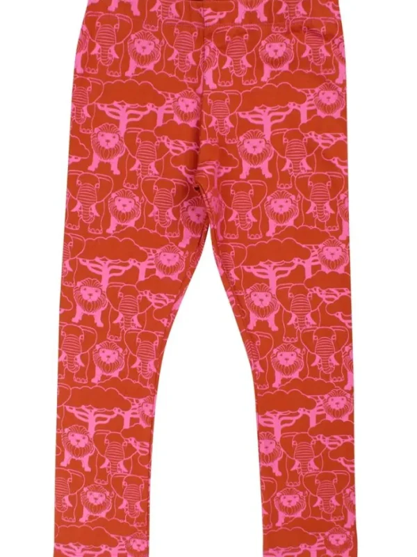 Dyrcheetah Leggings AOP Super Pink/Rust SAVANNE