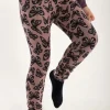Dyrcheetah Leggings Vintage Rose FLUTTER AOP