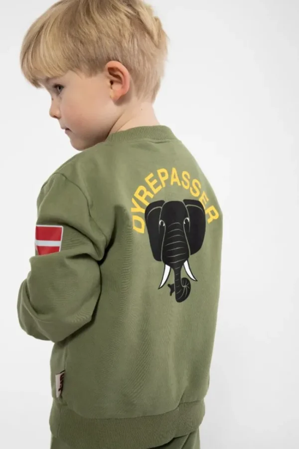 Dyrepasser Sweat Sage ELEFANT