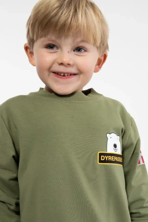 Dyrepasser Sweat Sage ISBJOERN