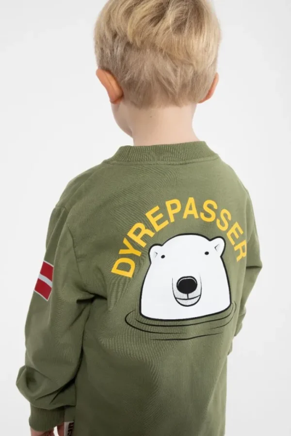 Dyrepasser Sweat Sage ISBJOERN