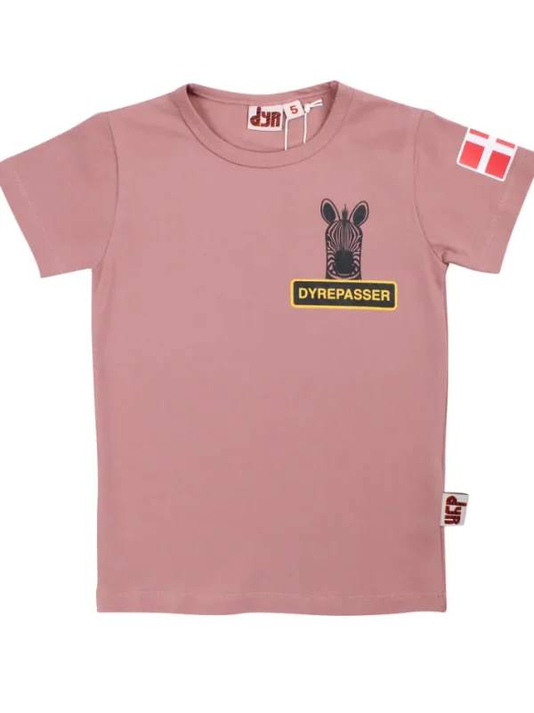 Dyrepasser T-shirt Dk Rose Beige ZEBRA