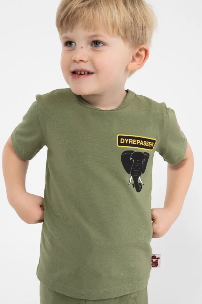 dyrepasser_tshirt_sage_el_1.webp Dyrepasser T-shirt Sage ELEFANT